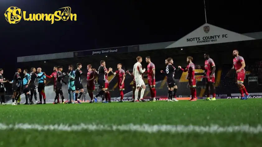 Trận đấu của Notts County và Fleetwood Town có thể bị hủy do mặt sân bị nhiễm nấm độc