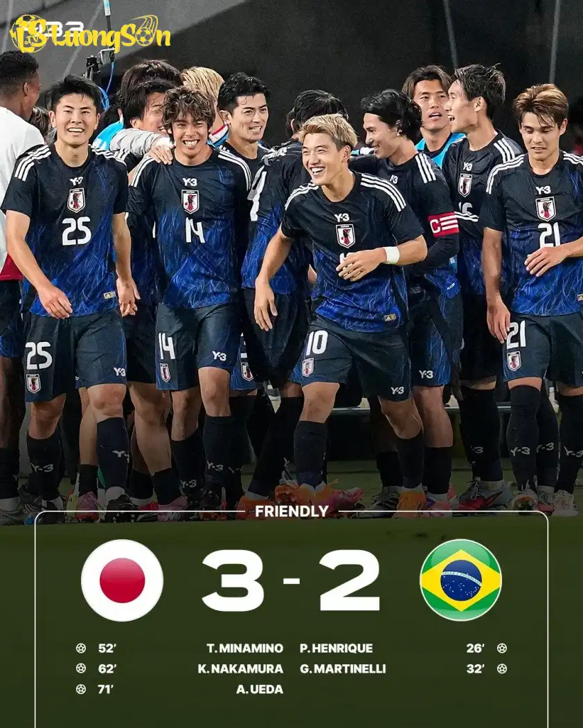 Nhật Bản lội ngược dòng trước Brazil