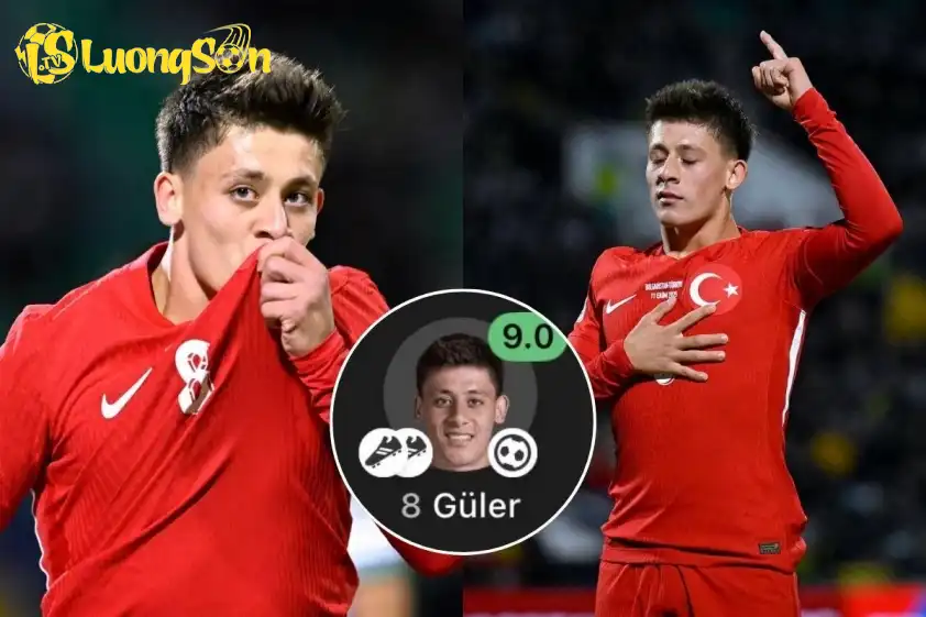 Guler được chấm điểm cao nhất bên phía Thổ Nhĩ Kỳ.